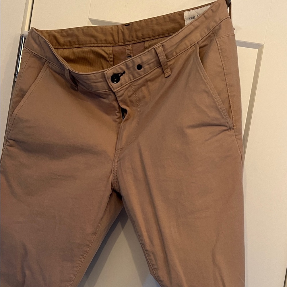 Men's Tan Fit 2 Rag and Bone Pants